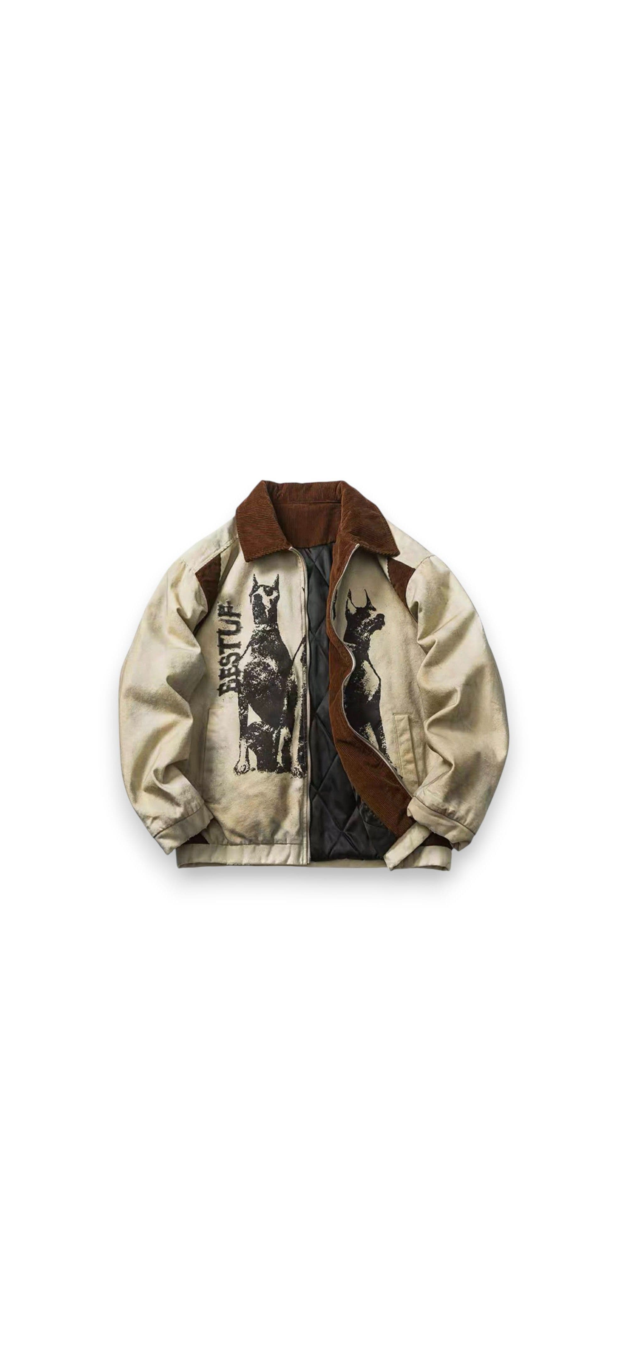 vintage doberman jacket